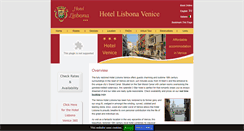 Desktop Screenshot of hotellisbonavenice.com