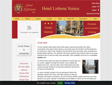 Tablet Screenshot of hotellisbonavenice.com